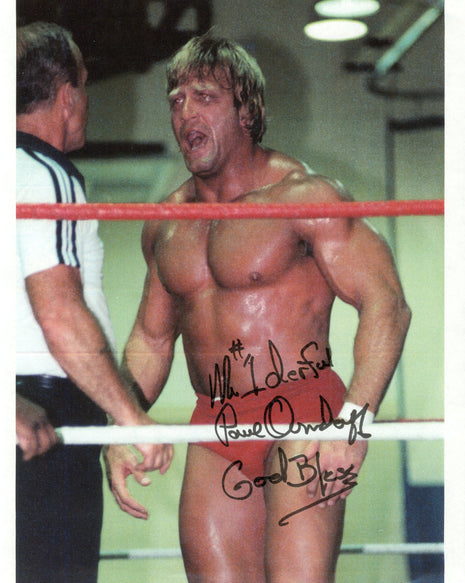 Paul Orndorff signed 8x10 Photo