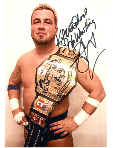 Steve Corino signed 8x10 Photo