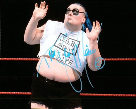 Photo 8x10 signée Blue Meanie