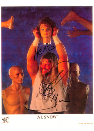 Al Snow signed 8x10 Photo
