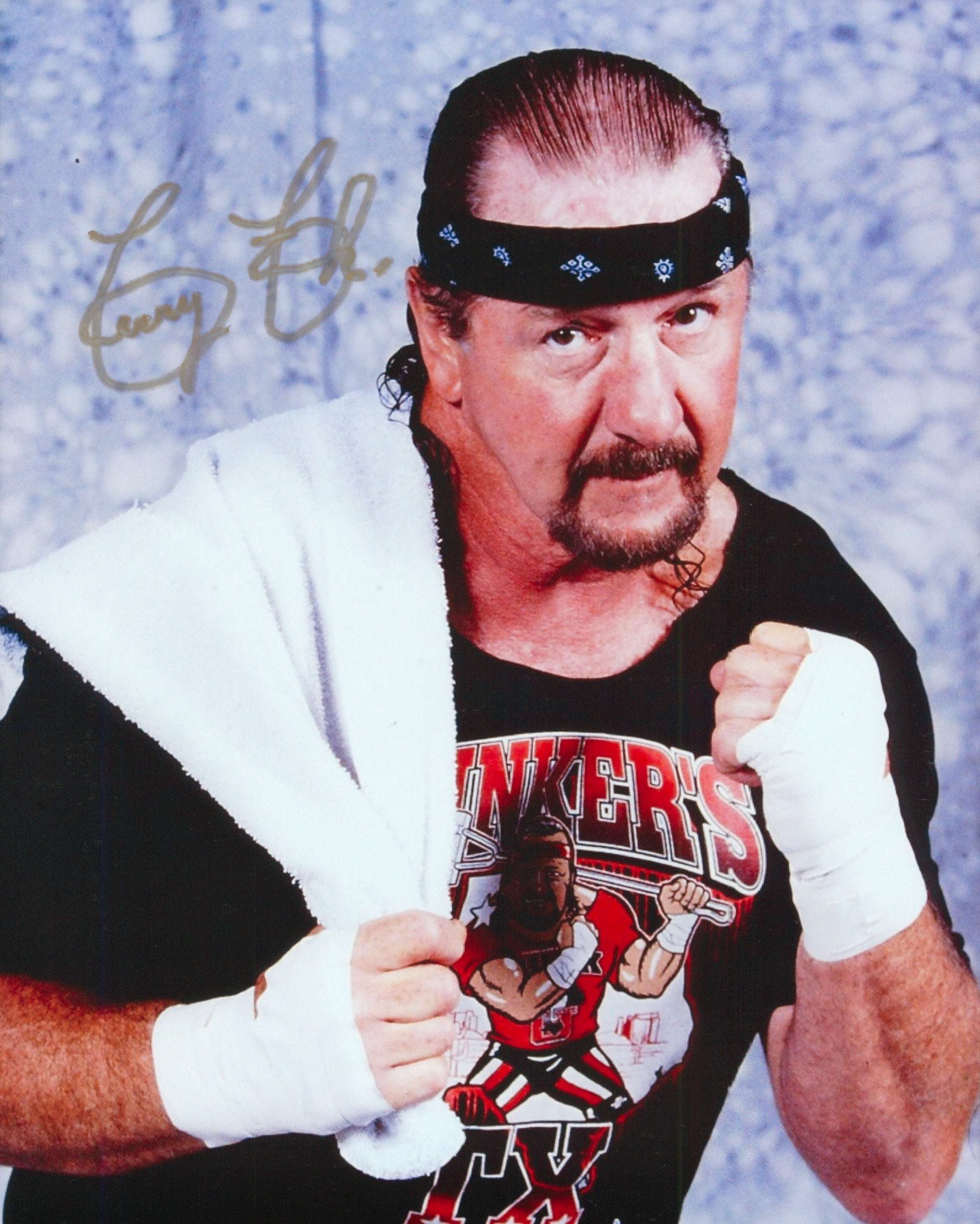 Terry Fun Terry Funk signed 8x10 Photo – Signed By Superstars