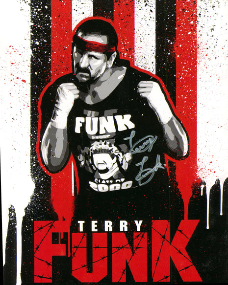 Terry Funk signed 8x10 Photo