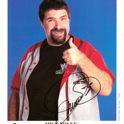 Mick Foley signed 8x10 Photo