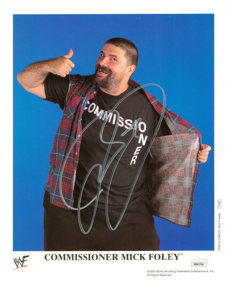 Mick Foley signed 8x10 Photo (w/ JSA)