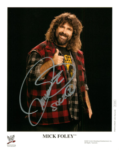 Mick Foley signed 8x10 Photo