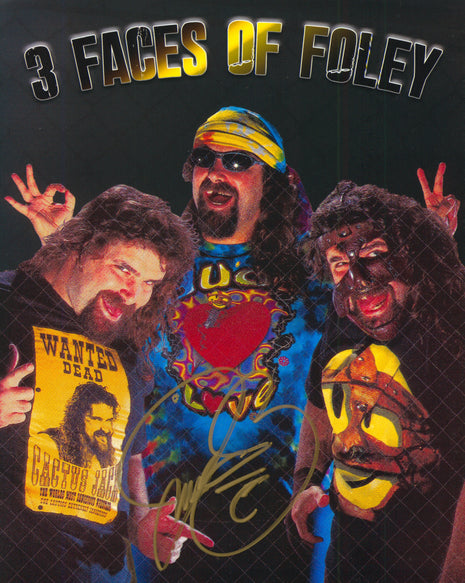 Mick Foley signed 8x10 Photo