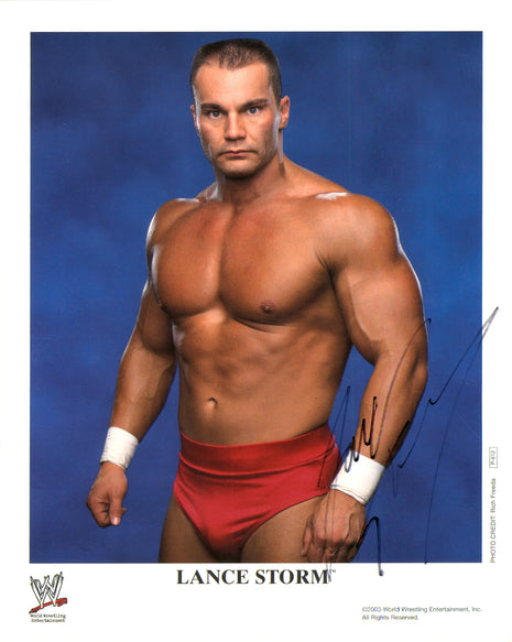 Lance Storm signed 8x10 Photo