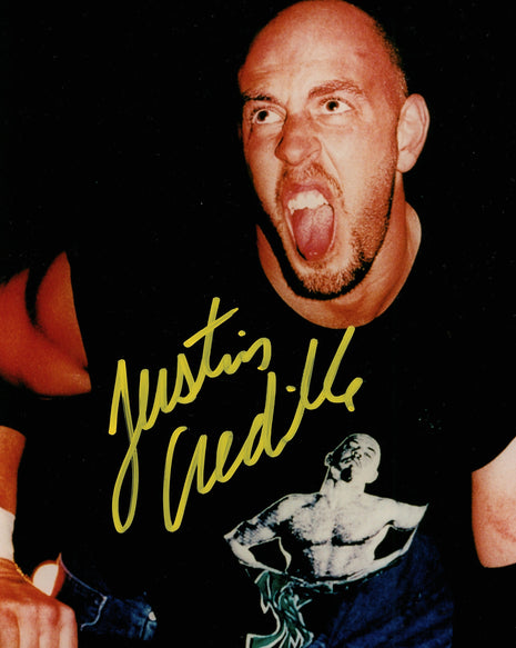 Justin Credible signed 8x10 Photo