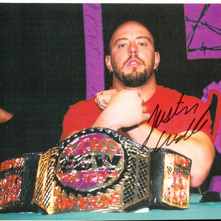 Justin Credible signed 8x10 Photo