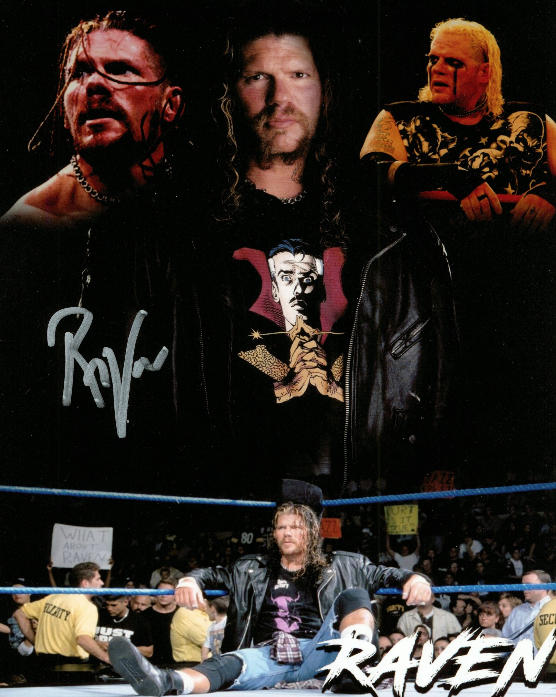 Raven signed 8x10 Photo – Signed By Superstars