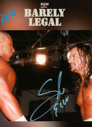 Taz & Sabu dual signed 8x10 Photo