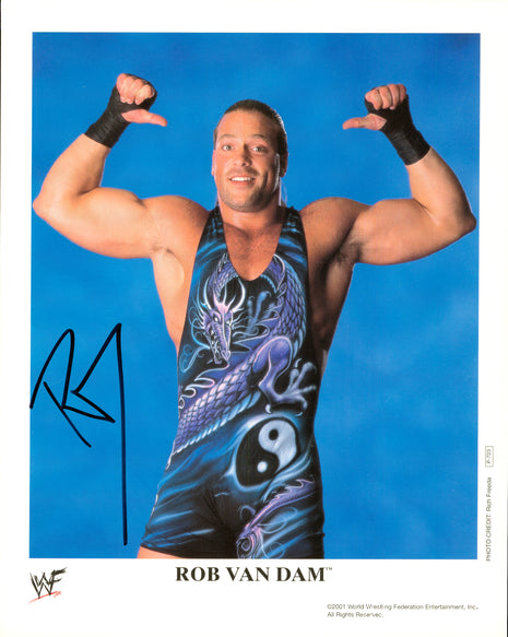 Rob Van Dam signed 8x10 Photo