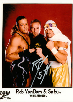 Rob Van Dam signed 8x10 Photo
