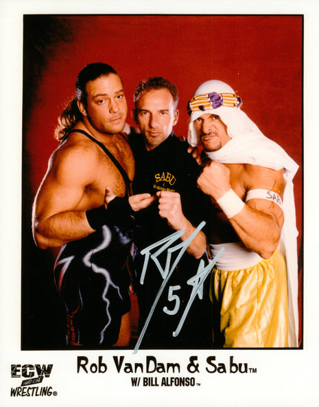 Rob Van Dam signed 8x10 Photo