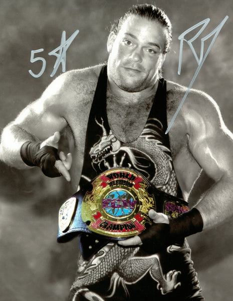 Rob Van Dam signed 8x10 Photo
