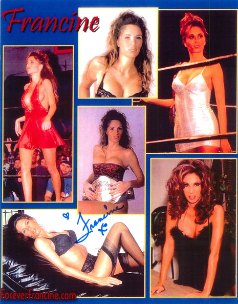 Photo 8x10 signée par Francine