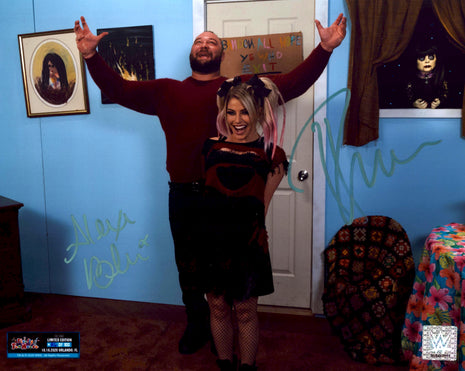 Bray Wyatt & Alexa Bliss dual signed 11x14 Photo (w/ WWE COA)