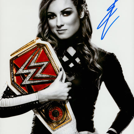 Becky Lynch signed Metallic 8x10 Photo (w/ JSA)