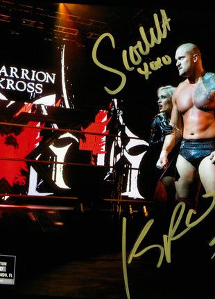 Karrion Kross & Scarlett dual signed 8x10 Photo (w/ WWE COA)