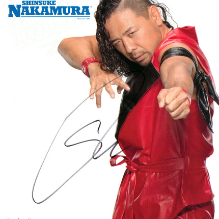 Shinsuke Nakamura signed 8x10 Photo