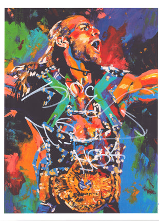 Shawn Michaels signed 11x14 Schamberger Art