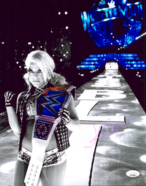Alexa Bliss signed Metallic 11x14 Photo (w/ JSA)