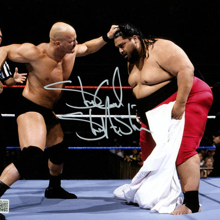 Stone Cold Steve Austin signed 8x10 Photo (w/ Beckett)