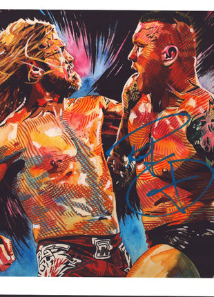 Randy Orton signed 11x14 Schamberger Art (w/ JSA)