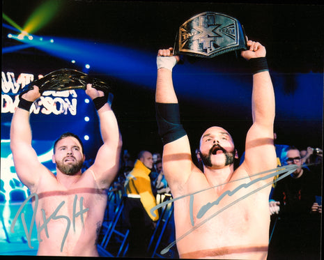 FTR - Cash Wheeler & Dax Harwood dual signed 8x10 Photo