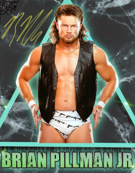 Foto firmada de 8x10 por Brian Pillman Jr.