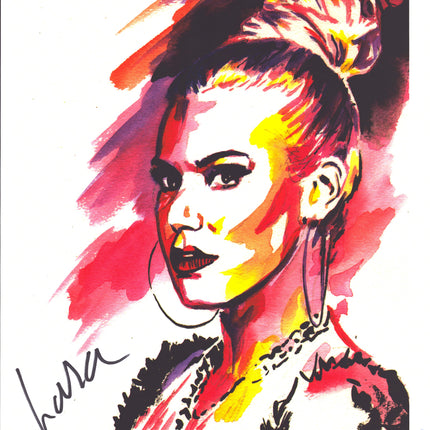Lana signed 11x14 Schamberger Art