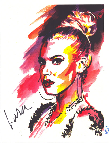 Lana signed 11x14 Schamberger Art