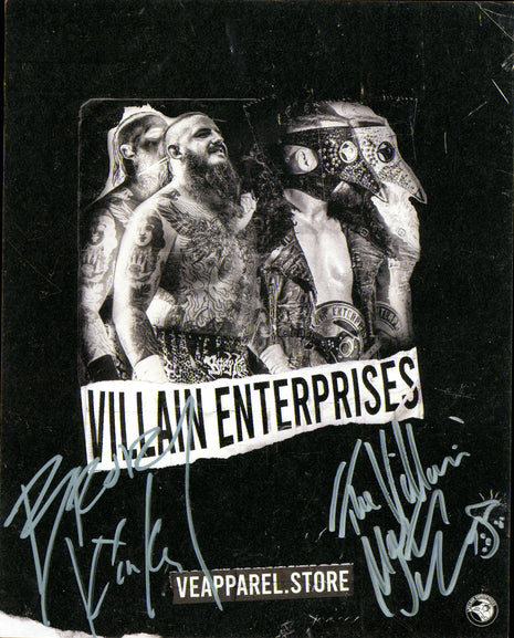 Brody King & Marty Scurll dual signed 8x10 Photo