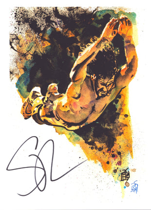 Seth Rollins signed 11x14 Schamberger Art