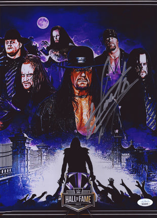 Undertaker signed Metallic 11x14 Photo (w/ JSA)