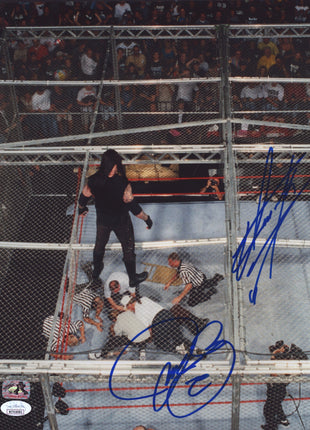 Undertaker & Mankind dual signed 11x14 Photo (w/ JSA)