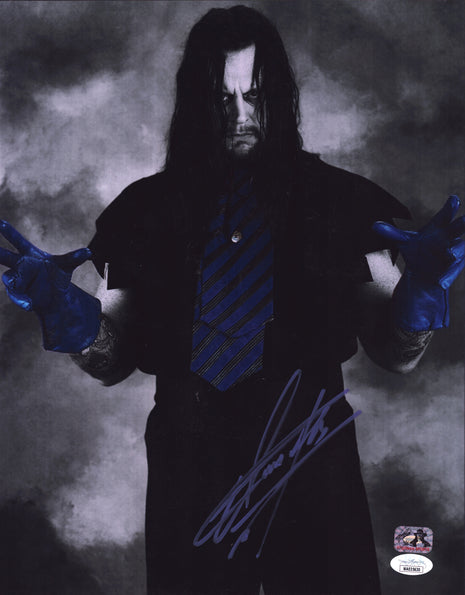 Undertaker signed Metallic 11x14 Photo (w/ JSA)