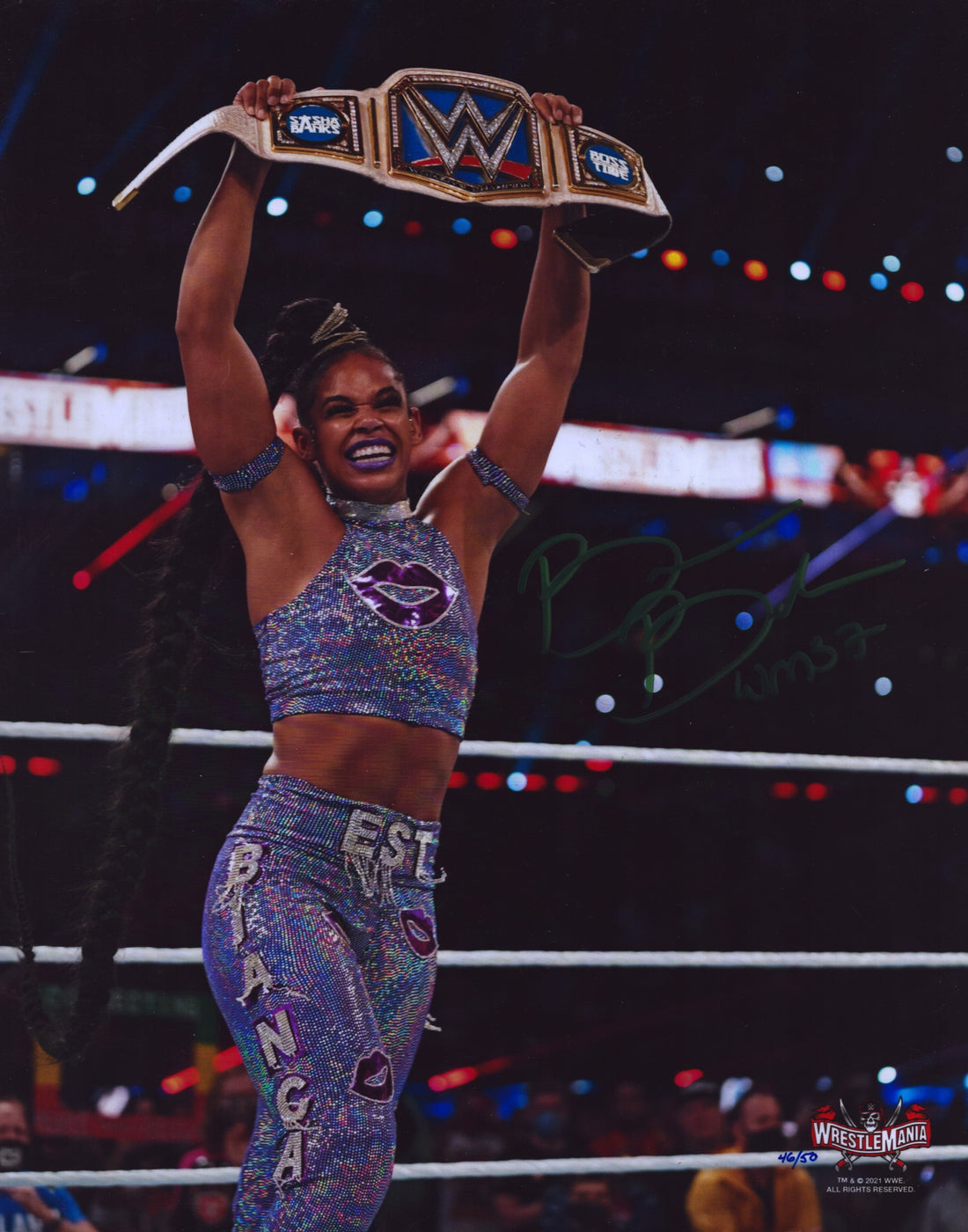 Bianca Belair signed 11x14 Photo (w/ WWE COA) – Signed By Superstars