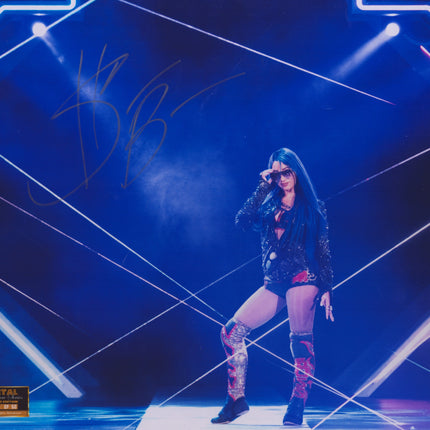 Sasha Banks signed Metallic 11x14 Photo (w/ WWE COA)