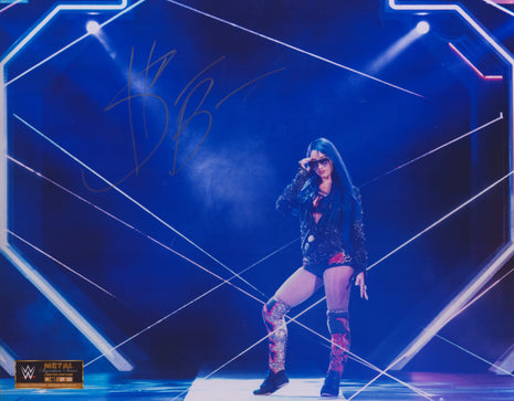 Sasha Banks signed Metallic 11x14 Photo (w/ WWE COA)