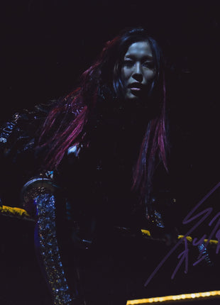 IO Shirai signed Metallic 11x14 Photo (w/ WWE COA)
