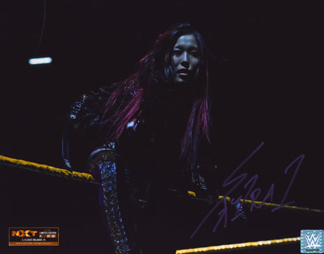 IO Shirai signed Metallic 11x14 Photo (w/ WWE COA)