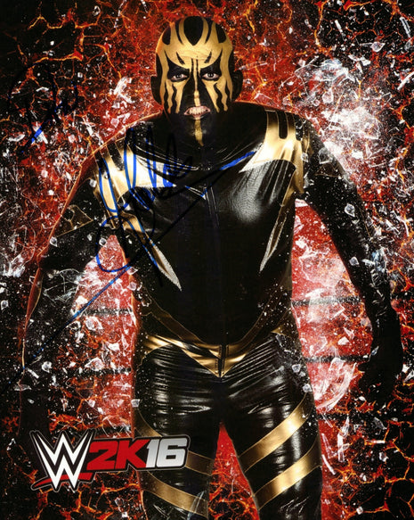 Fotografía firmada de 8x10 por Goldust