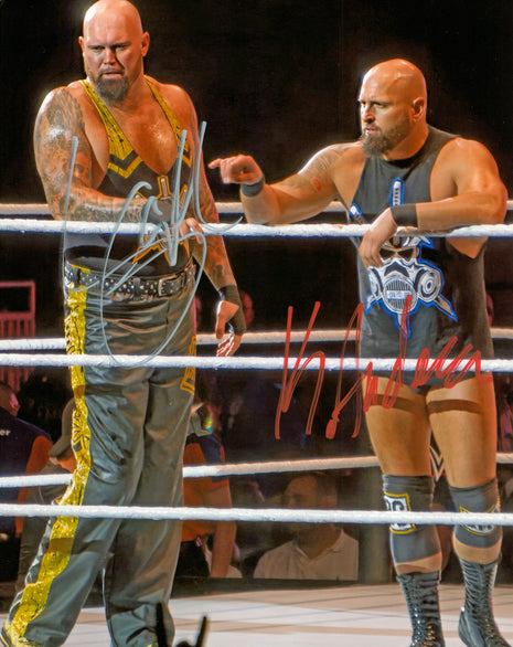 Karl Anderson & Luke Gallows dual signed 8x10 Photo