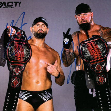 Karl Anderson & Luke Gallows dual signed 8x10 Photo