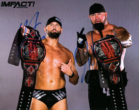 Karl Anderson & Luke Gallows dual signed 8x10 Photo