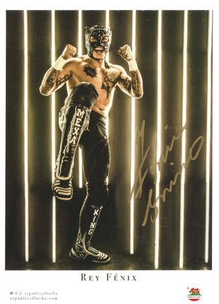 Rey Fenix signed 8x10 Photo
