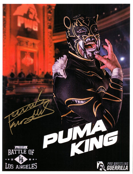 Photo 8x10 signée par Puma King
