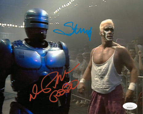 Sting & Peter Weller dual signed 8x10 Photo (w/ JSA)