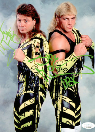 Shawn Michaels & Marty Jannetty dual signed 8x10 Photo (w/ JSA)